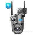 V380 4MP Dual Lens PTZ IP PTZ Dual Lens Bullet WiFi 1080p Outdoor Waterproof Wireless Security Camera